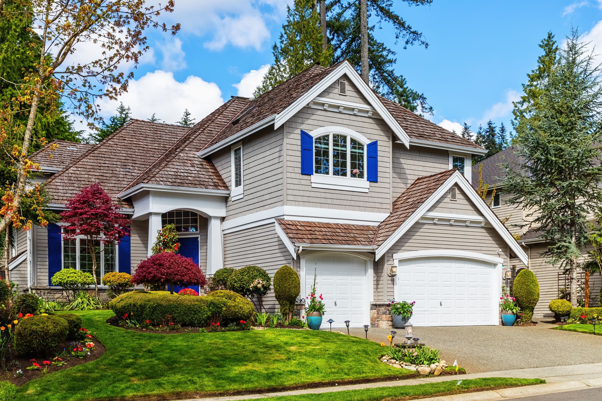 American Suburban Home Exterior